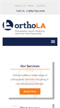 Mobile Screenshot of ortho-la.com